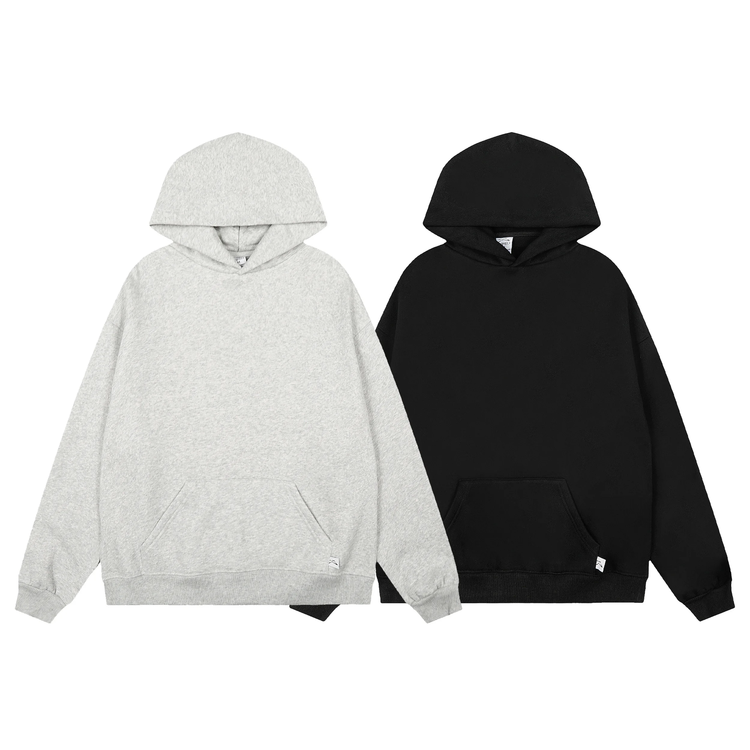 

AKIMBO Trendy Brand INS Sle Color High Street Loose ex Hoodie Pure Cotton Fce Lined Overhead Sweatirt