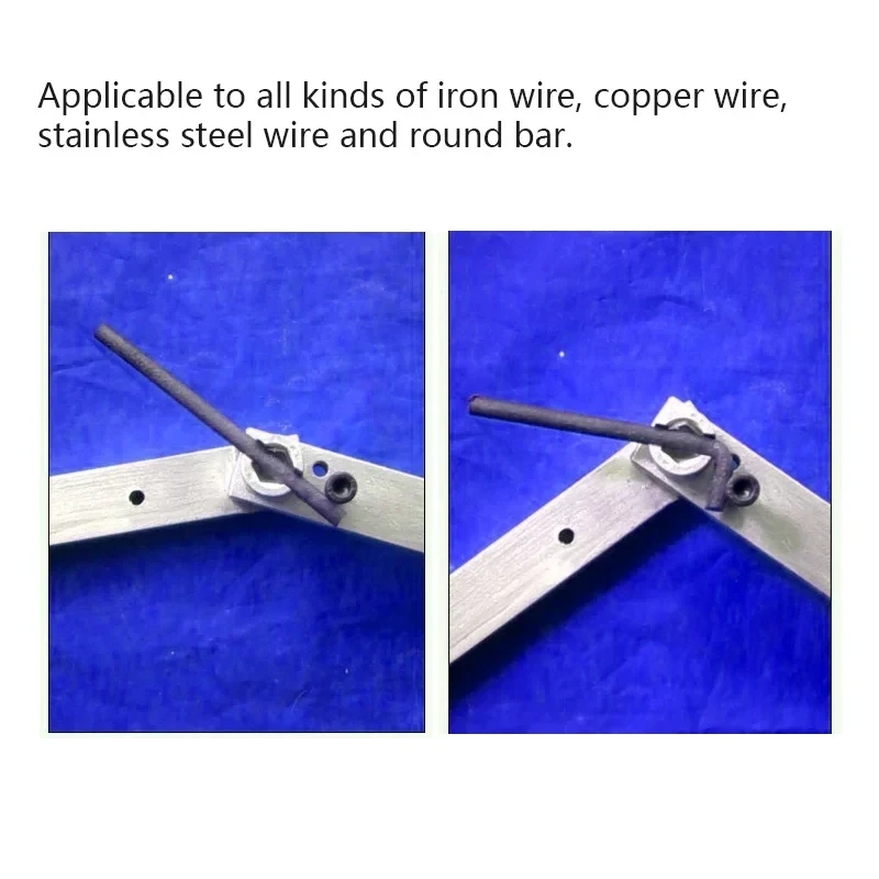 Manual Wire Bending Tool Wire Bending Machine Metal Bar Bending Device Simple Type 2-5mm Reinforced Flat Iron Bender