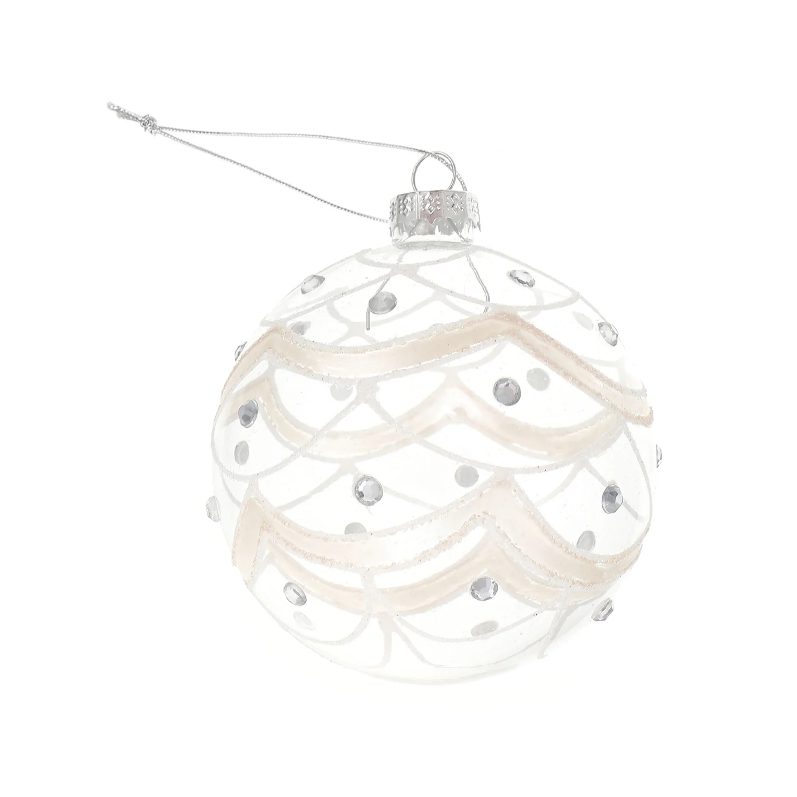 

1Pcs Christmas Balls Hanging Pendants Exquisite Xmas Tree Ornaments Delicate Xmas Tree Decor Holiday Party Supply