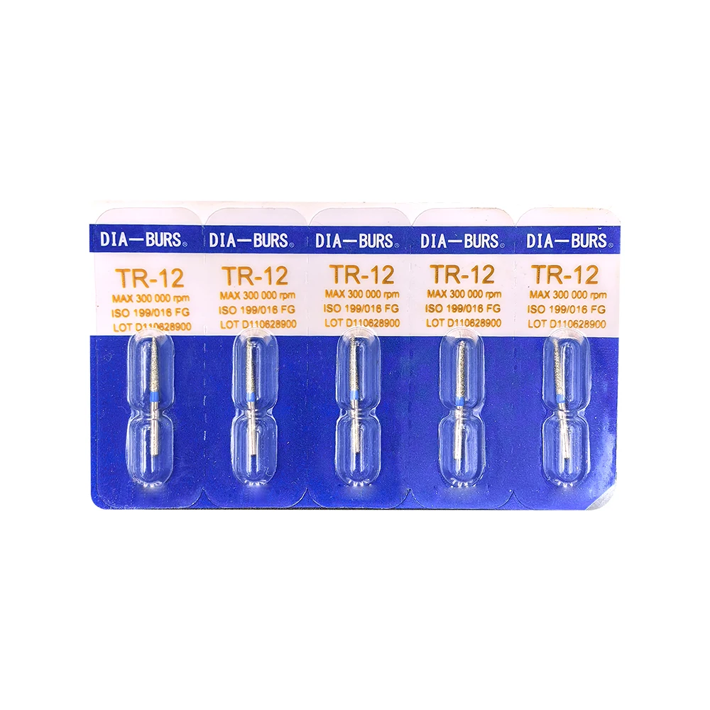 

10 упаковок MN TR-12 SR-12 BC-31 TR-25F EX-21EF Стоматологические алмазные боры Высокоскоростной наконечник 450000 об/мин 5 шт./упак. Бор