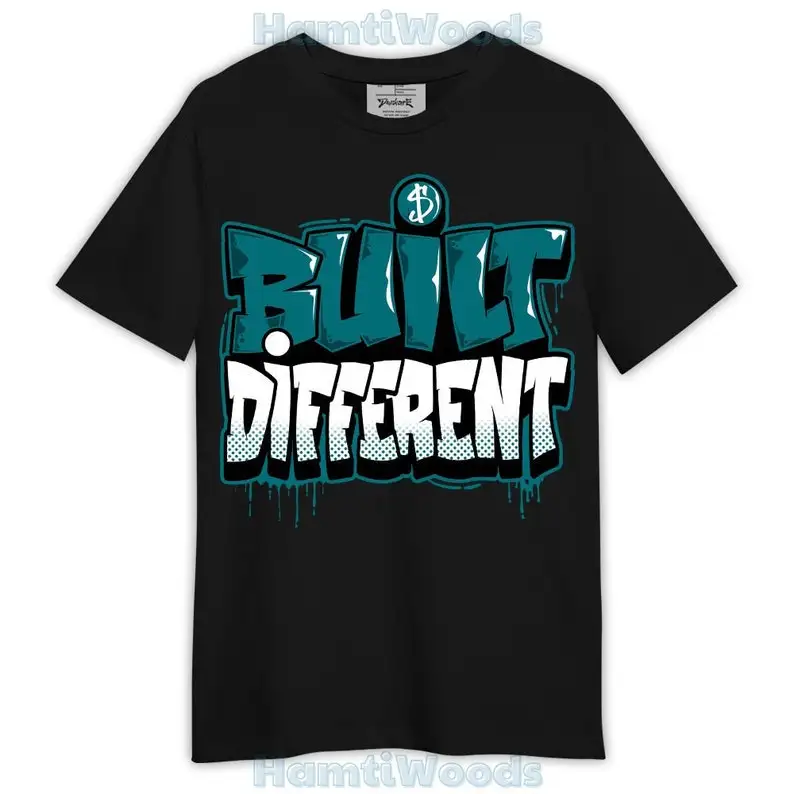 Oxidized Green 4s Shirt, Graphic Built Different Shirt Outfit