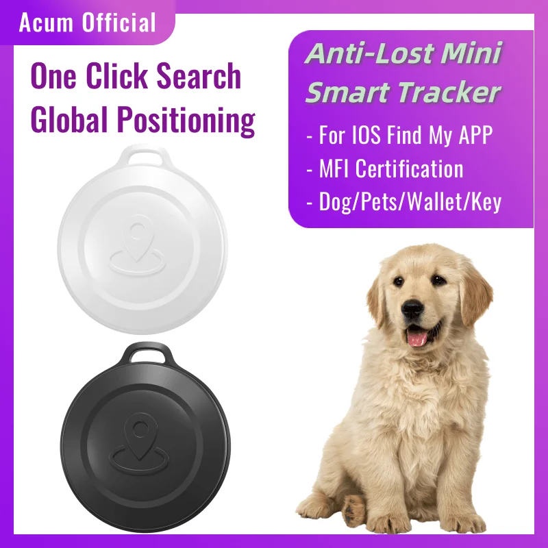 

Mini GPS Tracker SMart I-tag Global Positioning Tracking Device Finder Anti-lost Key Item Locator Wallet For IOS Find My App