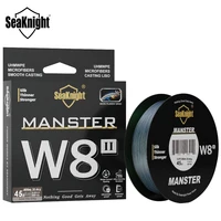 Seaknight nuevo MONSTER/MANSTER W8 II fuerte 300M 8 tejidos hilo de pescar trenzado cuerda multifilamento 20LB -100LB línea de pesca PE