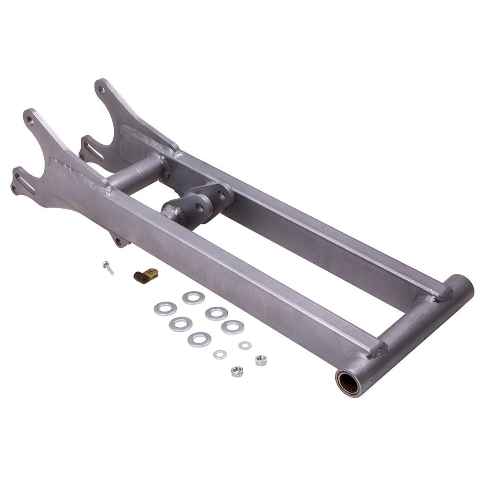 Support de plaques de protection argentées de 4 pouces, étendu pour bras oscillant Yamaha Banshee YFZ350, nouveau