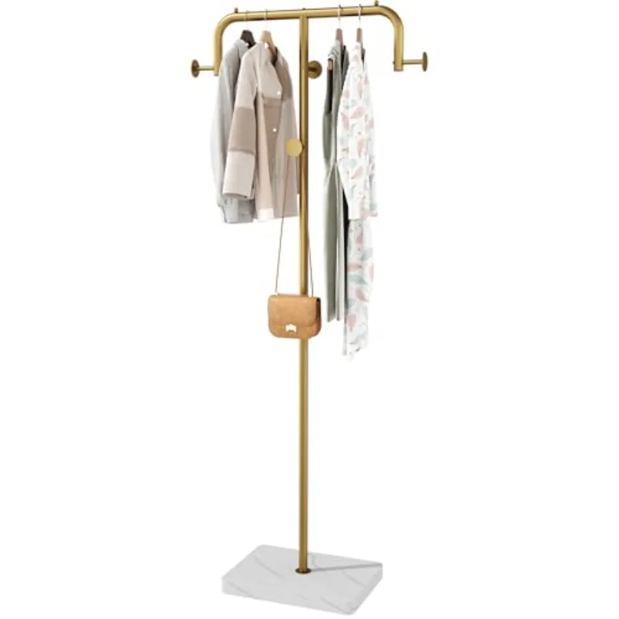 

Coat Rack Freestanding Metal Coat Racks Coat Tree Stand with 4 Hooks for Closet Bedroom Entryway Living Room
