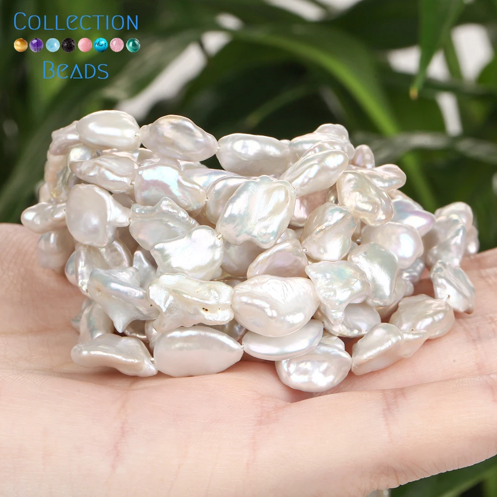 

9-11mm Natural Freshwater Pearl Baroque Loose Spacer Beads For Jewelry Making DIY Bracelets Necklace Accessories 15inches