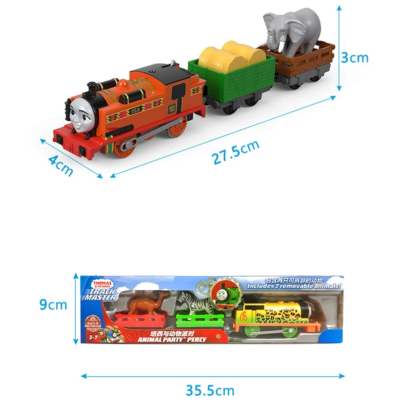 Original Electronal Thomas and Friends Electric Track Master 1:43 Trains Motor Metal Model Car Use Battery Material Kids Toys