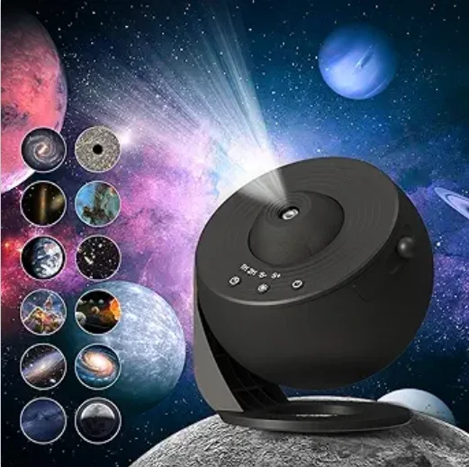 Star Projector,Galaxy Projector,Planetarium Projector Night Light,4K Replaceable 13 HD Galaxy Discs,360 Rotation,Timing Lamp