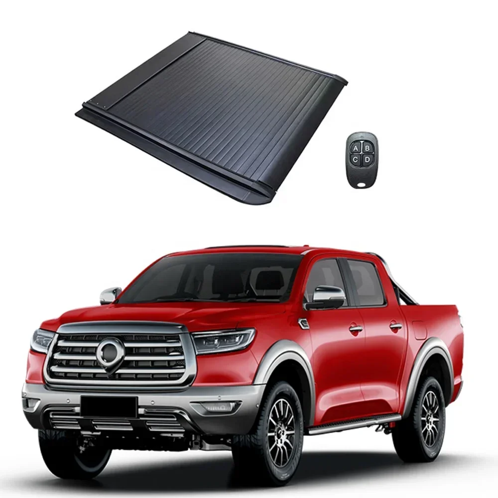 

off-road accessories roller shutter retractable truck bed lid tonneau electric pickup cover great wall for gwm poer