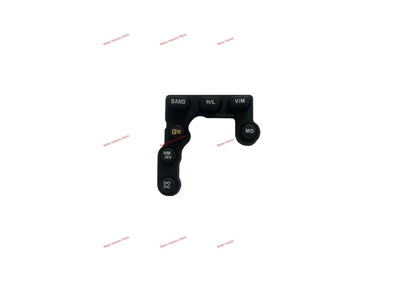 

NEW 1Pcs Keypad Rubber Function Button For vx2r VX-2R Two Way Radio Walkie Talkie Accessories