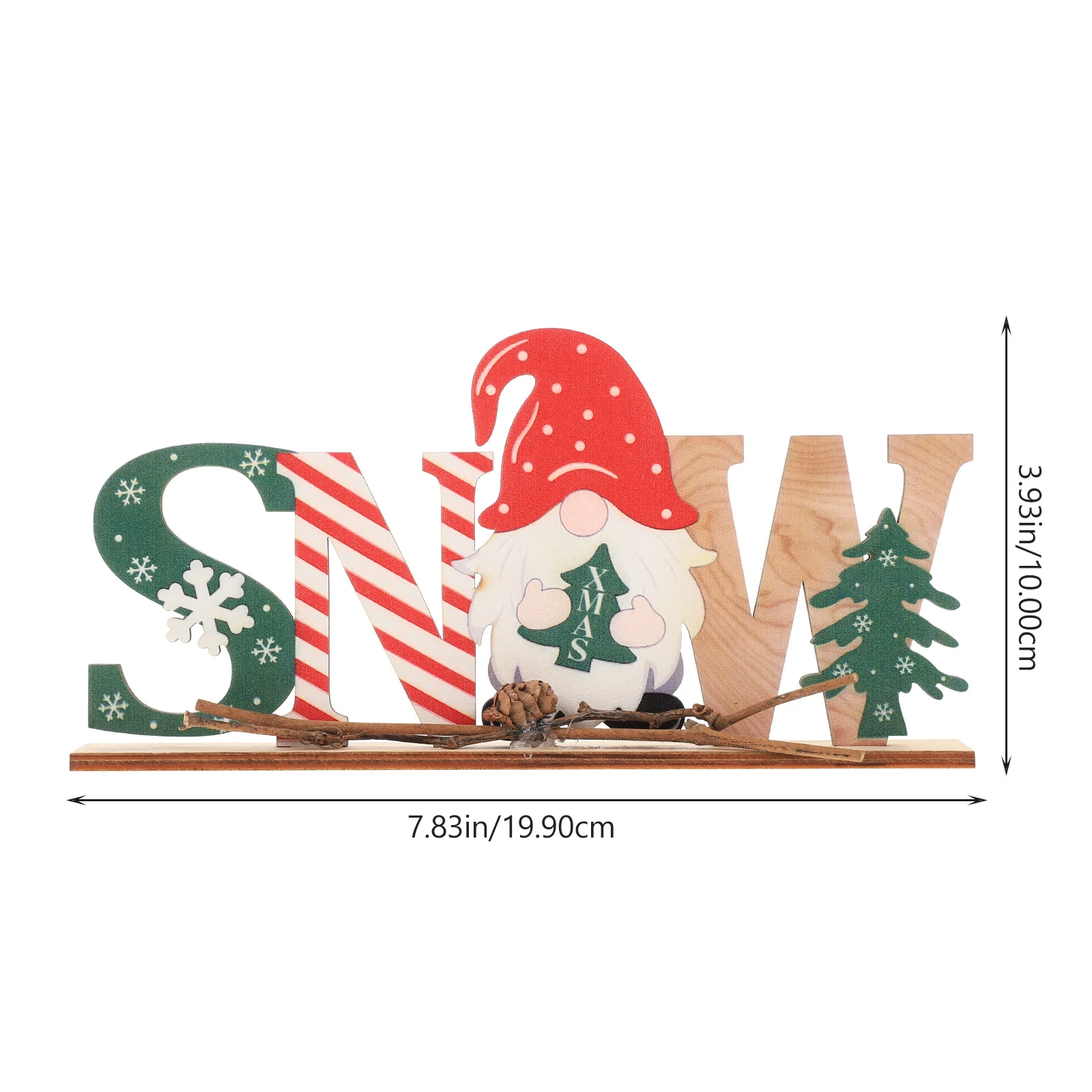 1 قطعة عيد الميلاد سطح المكتب الديكور حرف خشبية المنزل مكتب شرفة Diy بها بنفسك رسائل تزين زخرفة تخطيط الحفلات الزينة #6