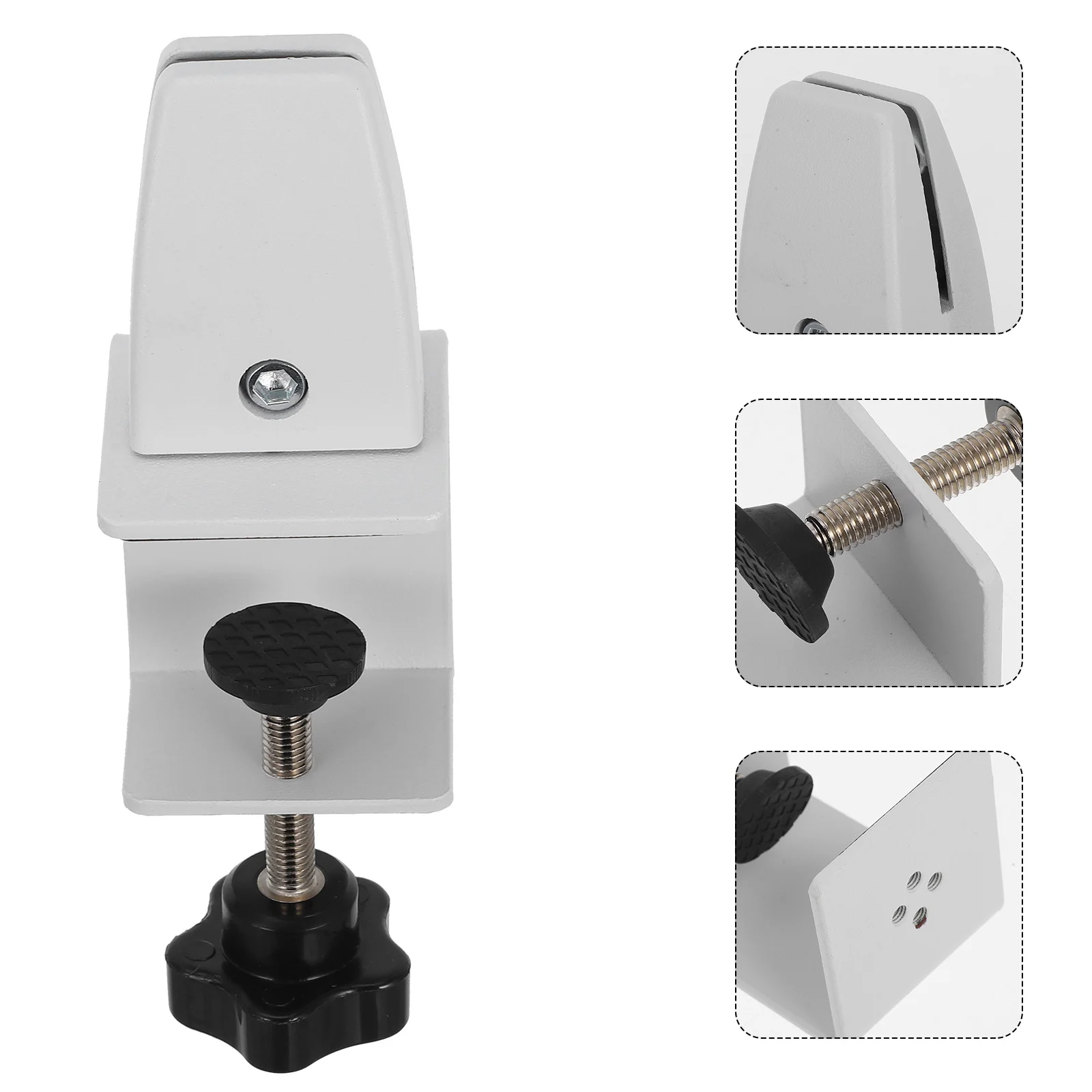 

2 Pcs Bezel Retaining Clip Desktop Partition Screen Clamp Tabletop Divider Privacy Holder Peg Board