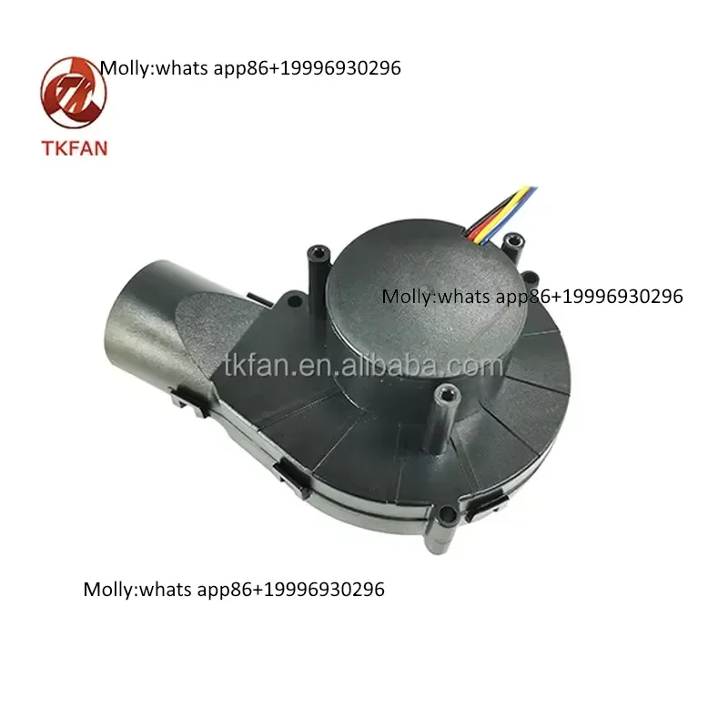 Kipas Blower DC Tanpa Sikat 12V 24V Tahan Air Turbo 9725 97X25MM dengan Baling-Baling Plastik Bertekanan Tinggi