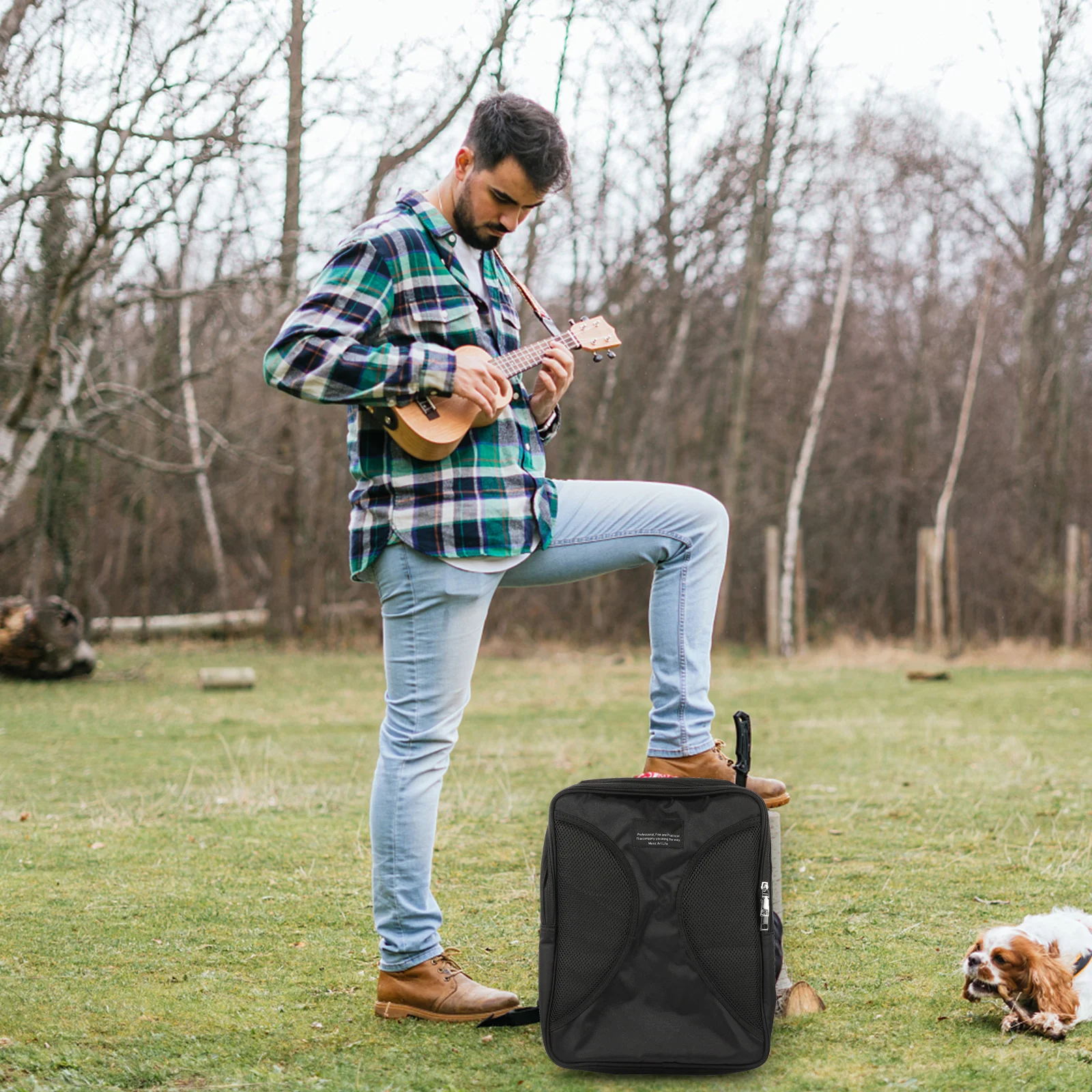 

Music Score Bag For Instrument Box Durable Portable Thickened Folding Sheet Storage Pouch For Violin Guitar Ukulele