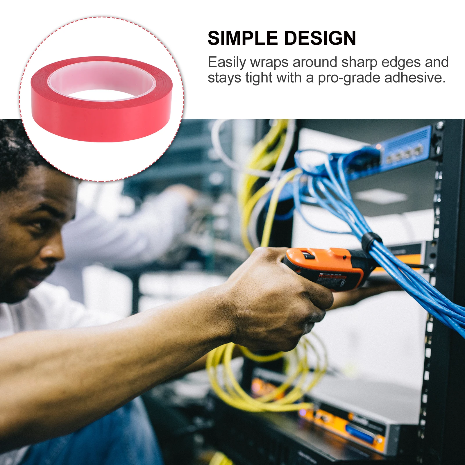 

6pcs Positioning Glue Sticky Adhesive Trim Automotive Electrical Whiteboard High Temp Insulation Tape for Transformer Motor
