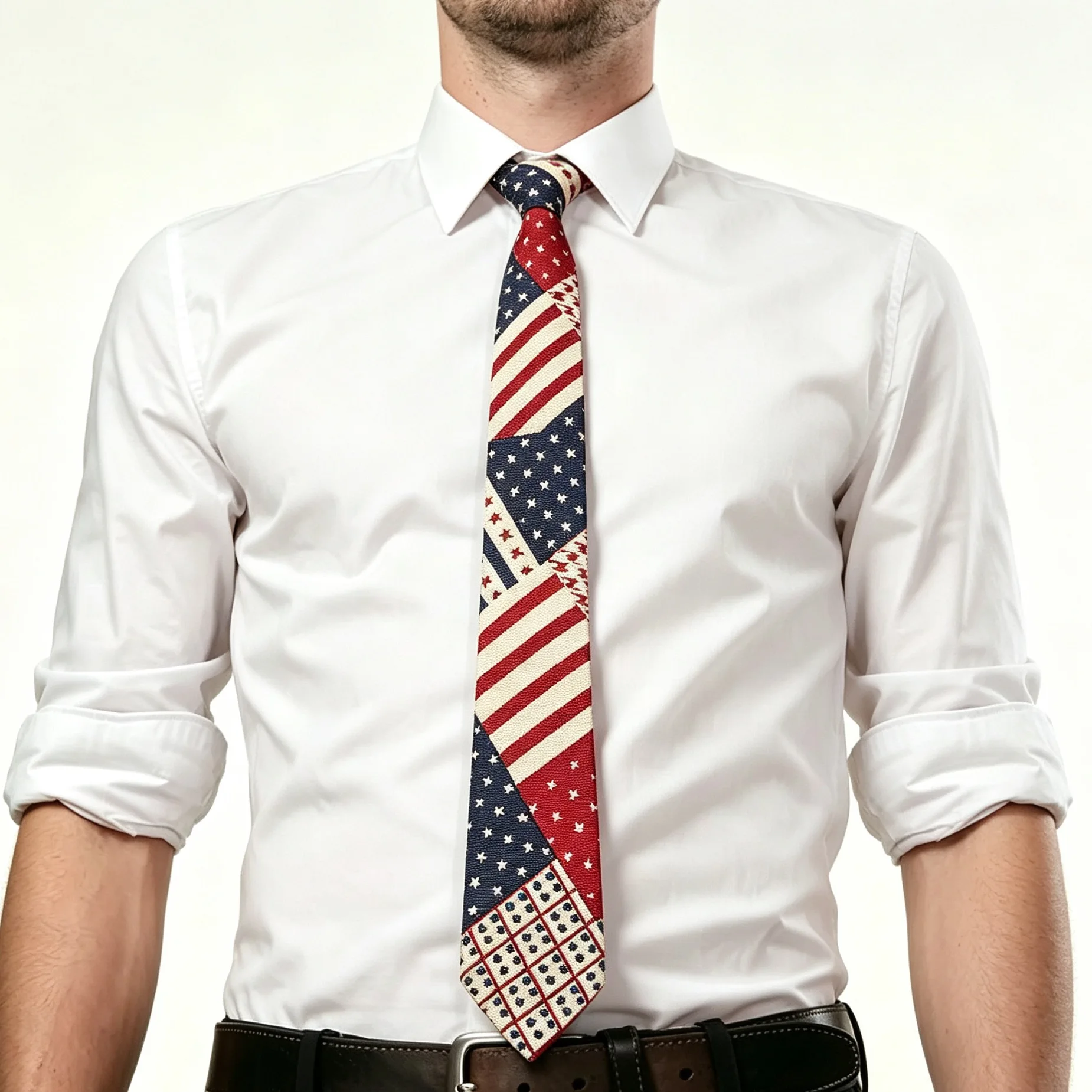 Skinny Tie Men - Dasi Pria Tipis Bahan Katun, Dasi