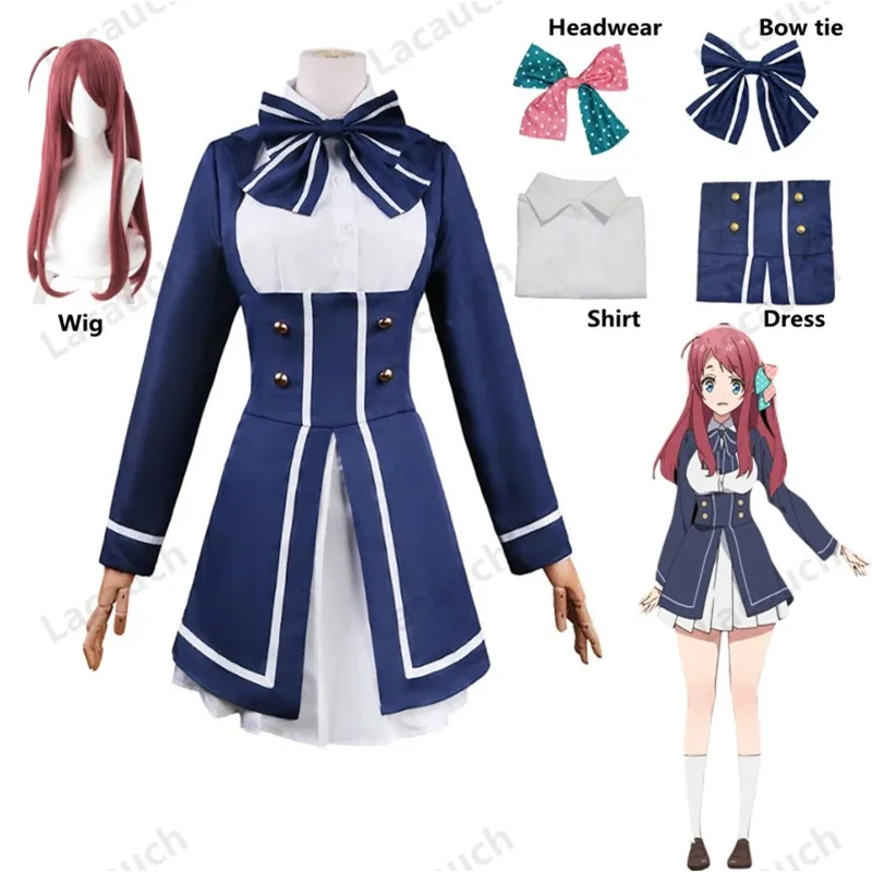 أنيمي زومبي لاند ساغا تأثيري ساكورا ميناموتو المرأة لوليتا فستان الباروكات موحدة أزياء الهالوين5;c,8'z,6.k;