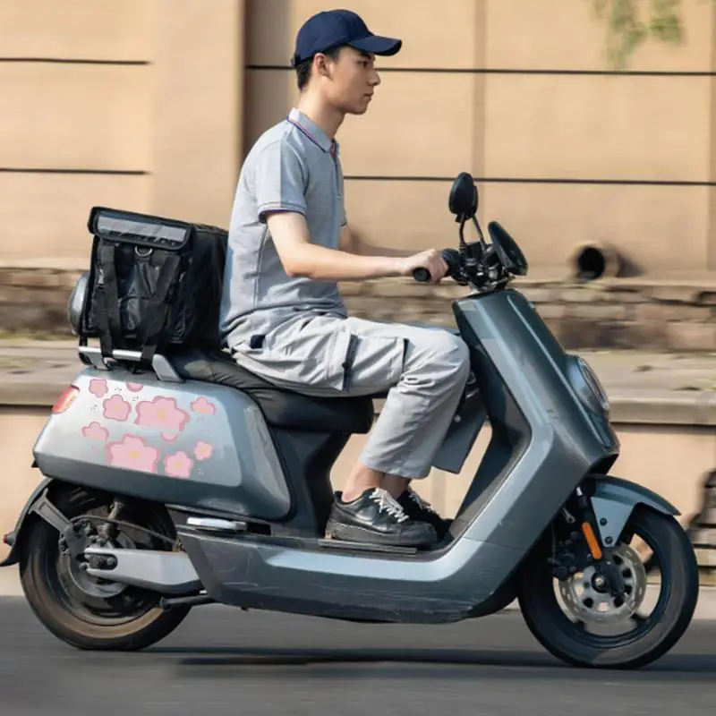 Flower Helmet Sticker Lovley DIY Decorate Car Styling And Decals Self Adhesive For Motorbike Motorcycle Motor Laptop Decal