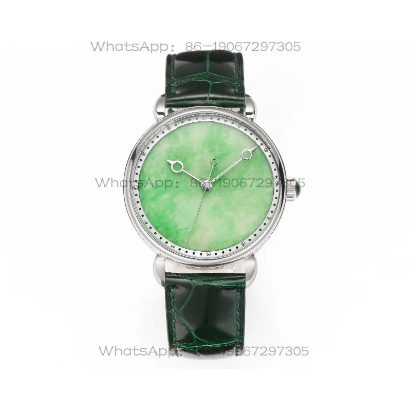 Emerald Flowing Light  High-end Jade Watch Mechanical Movement Men's Watch