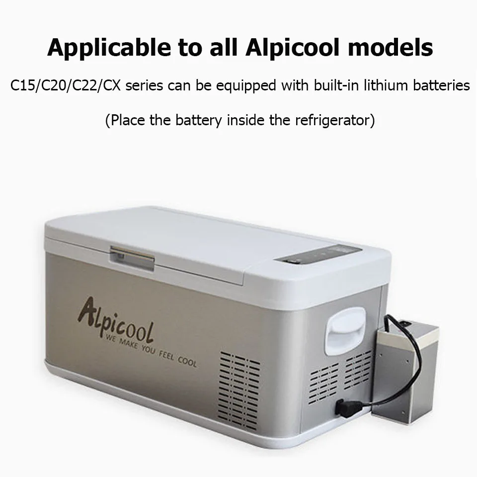 Car Refrigerator Dedicated Lithium Battery Alpicool Portable External Power Bank Universal for Mini Freezer