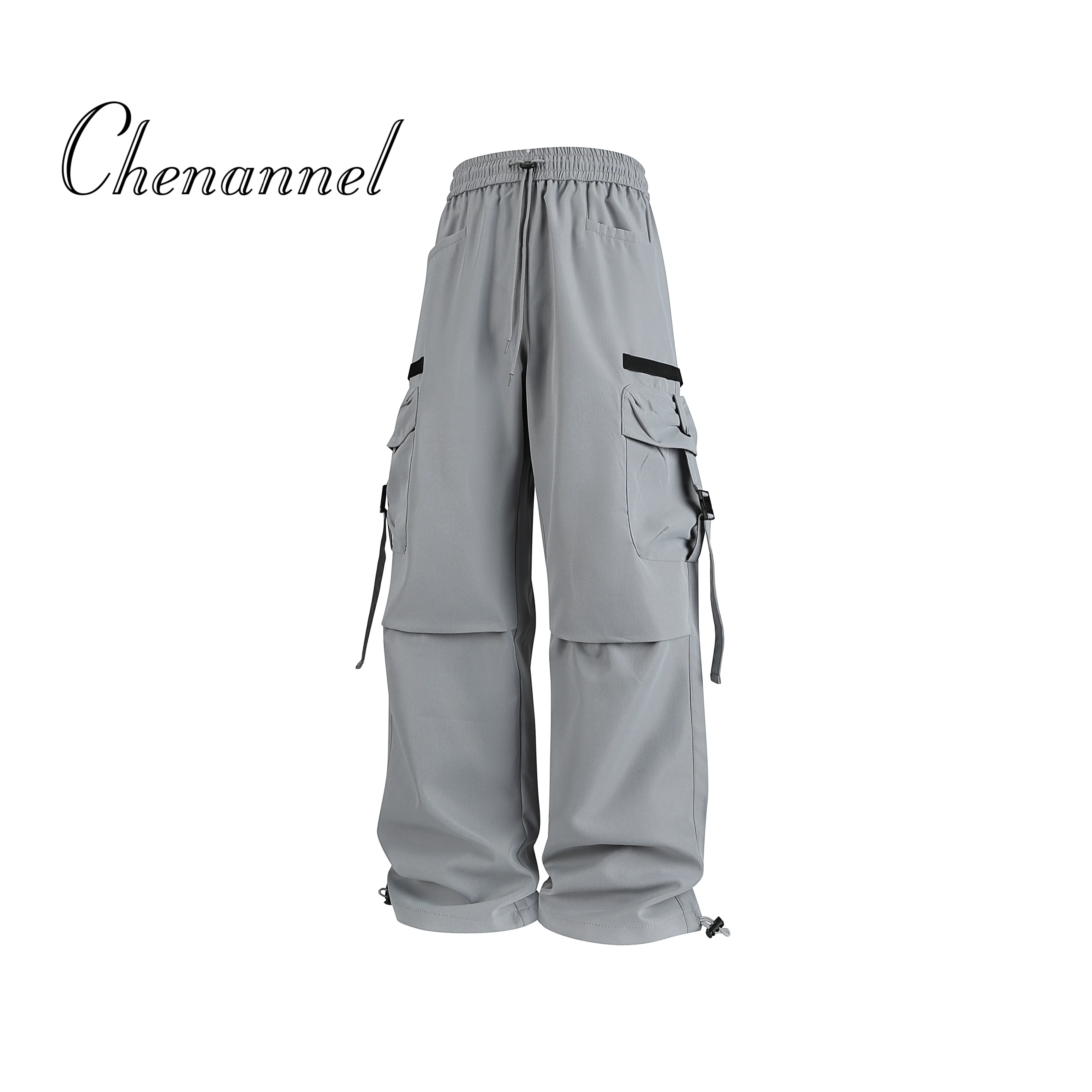 

Men's autumn loose drape straight leg wide leg long pants trendy and versatile sporty and casual long pants
