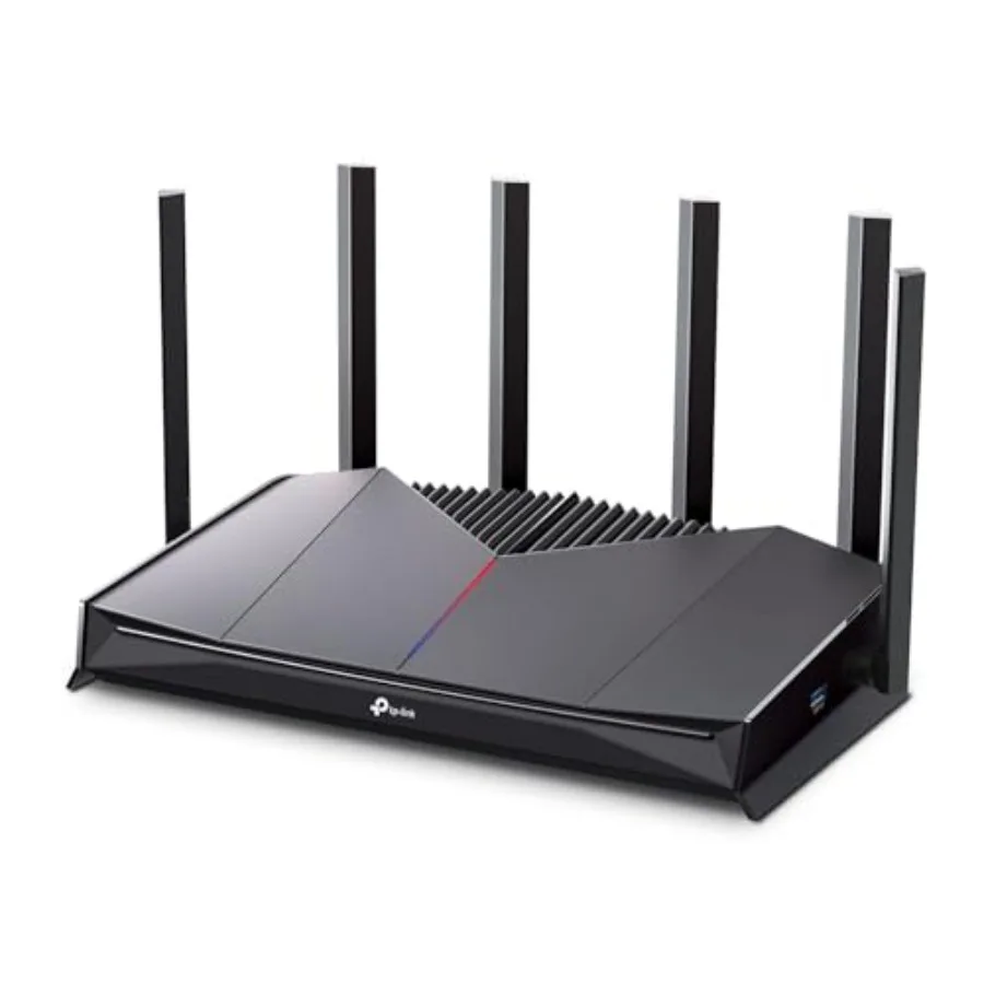 

Dual-Band BE6500 WiFi 7 Gaming Router 6-Stream 6.5 Gbps 2 x 2.5G + 3 x 1G Game Acceleration Dedicated Gaming Port RGB Lighting