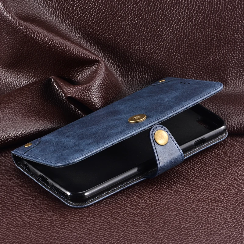 For Blackview BV9300 Pro case Metal Buckle retro Leather Back Case for Blackview BV9300 Pro Cover Accessories