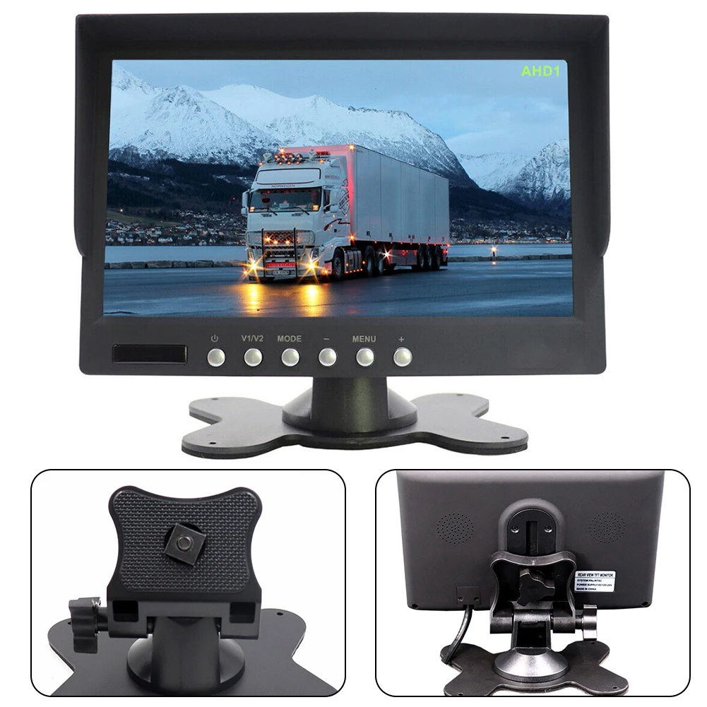 

Black Stand Holder Mount Bracket for Car TFT Monitor Screen Display Suitable for 7/9 Inch Screen with Screw Fastening