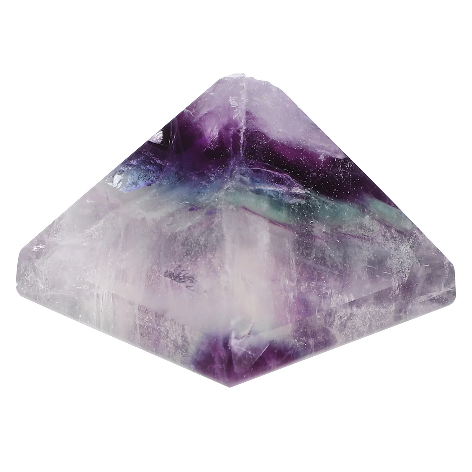 

Decorative Pyramid Decor Delicate Natural Wear-Resistant Crystal Stone Pyramid Creative Ornament for Office Home Positive Energy