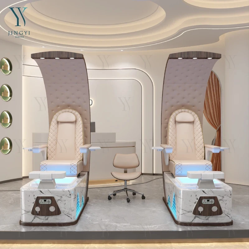 Selling Professional Throne Chair Pedicure Nail Salon Furniture Foot Moon Shape Spa Pedicure Chairs Salon