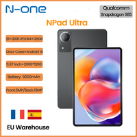 N-one Npad Ultra 12'' Tablet Android 14 2000*1200 Incell Screen 8GB+12GB RAM 128GB ROM 18W Fast Charging 4G LTE Dual Widevine