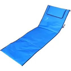 Practical Beach Chair Bag Minderli Folding Adjustable Stage Sezlong Garden Grass Sea Beach Pool Blue