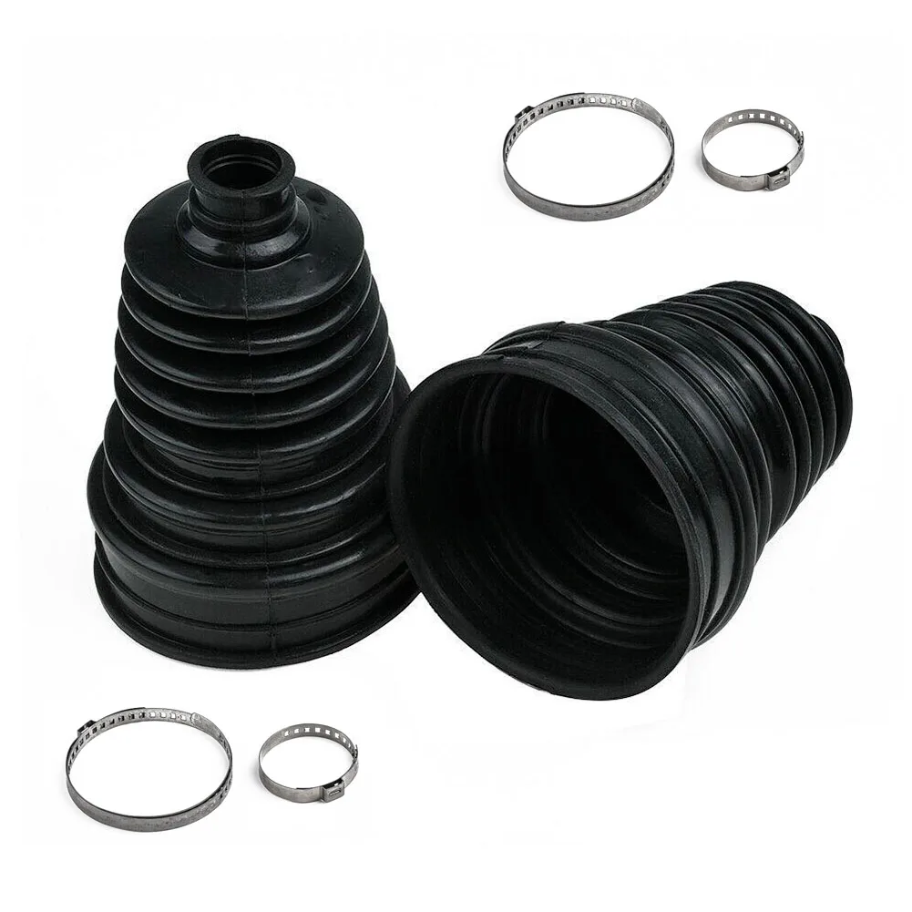 

Universal Car Auto Rubber CV Axle Boot Dust Cover Silicone Ball Head + Clamp Kit
