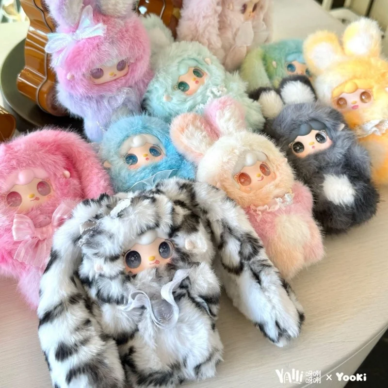 Nuovo autentico Yooki Hopping Bunny Series Blind Box Kawaii Peluche Ciondolo Decorazione Anime Figure Collection Giocattolo Regali di tendenza della moda
