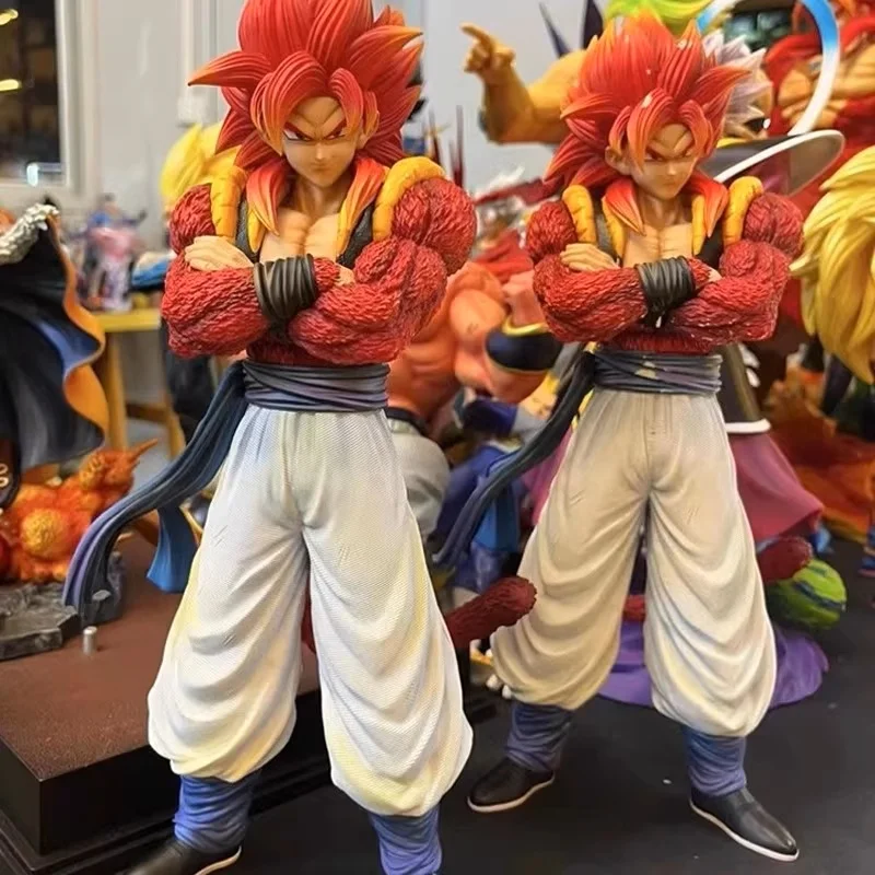 JG 33cm ドラゴンボール アニメ フィギュア 超サイヤ人4 ゴジータ アクションフィギュア 孫悟空 スタチュー PVC モデル コレクション おもちゃ ギフト