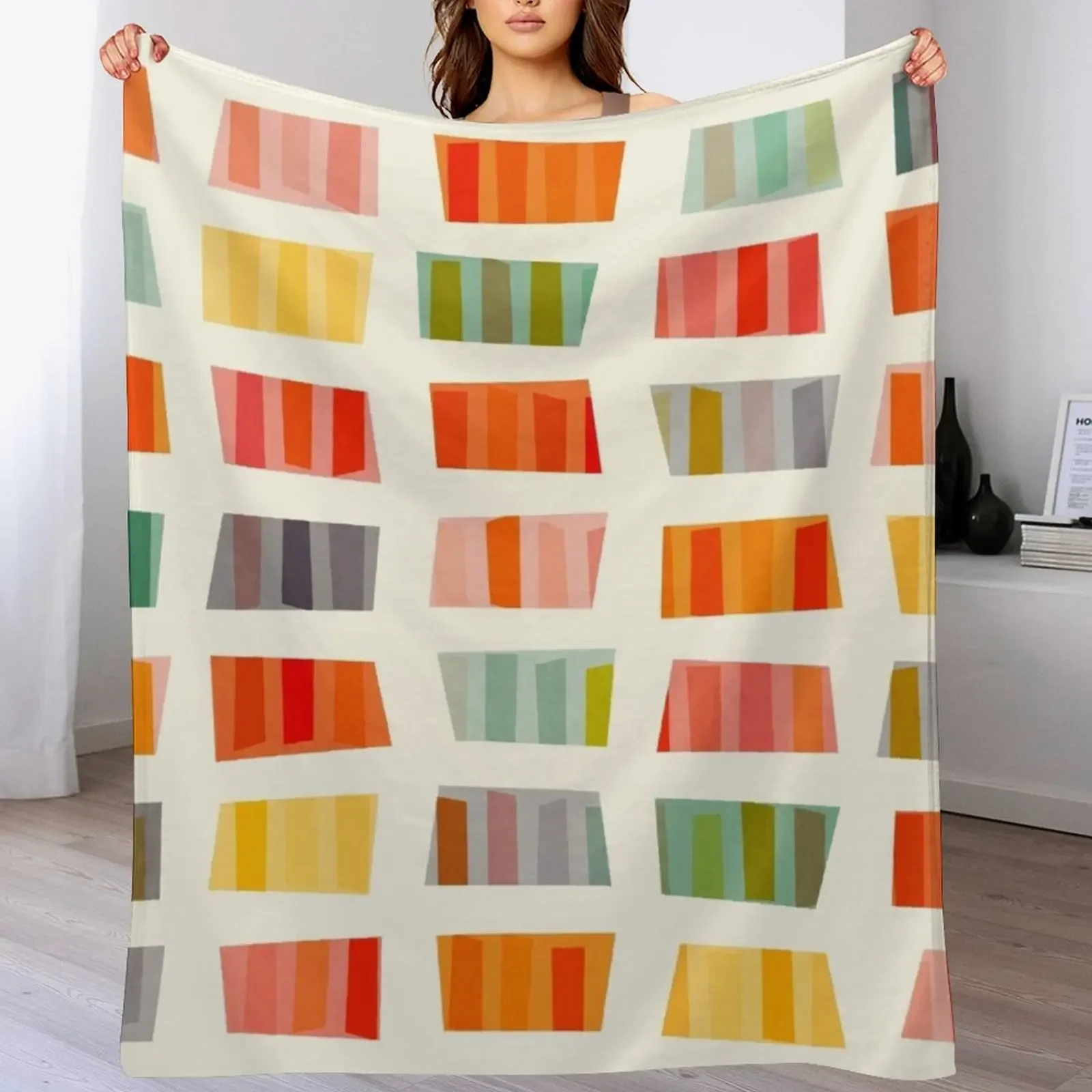 

Beach Towels Throw Blanket Modern Design Soft Blanket for Home Decor