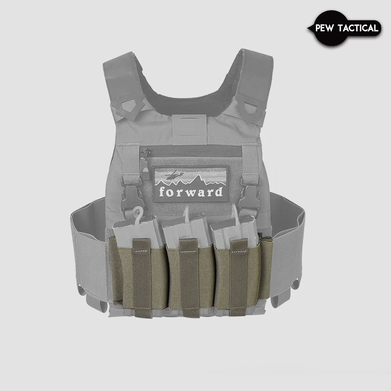 Pew Tactical Triple Mag Placard LV119 MK3 MK4 JPC2.0 Chest Rig Plate Carrier Mag Pouch Airsoft Accessories