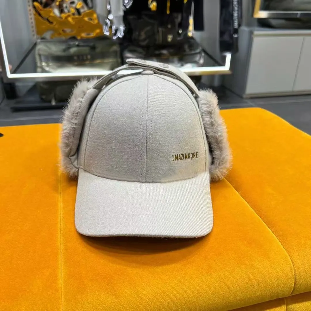 

Новая женская шапка для гольфа с флисовой подкладкой, кошачьи уши для тепла