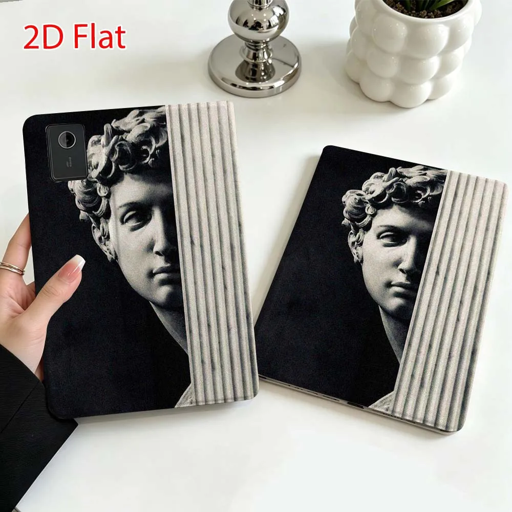 Cute David Design Art For Lenovo Xiaoxin Pad Pro Tab P12 P11 11 13 11.2 inch K11 Plus Pen Tray Tablet Case Soft