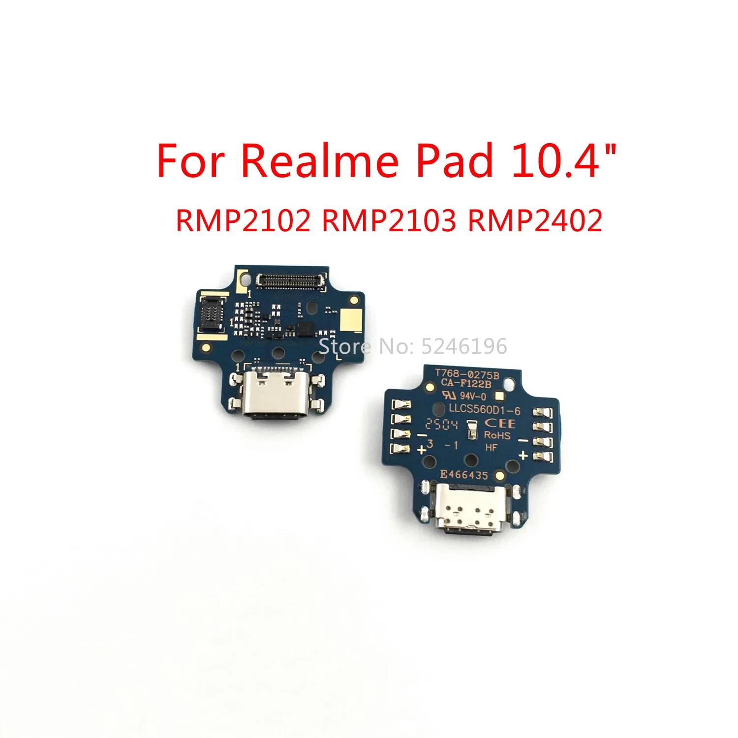 

USB-порт для зарядки, базовый разъем для зарядного устройства для Realme Pad 10,4 дюйма RMP2102 RMP2103 RMP2402, запасная часть