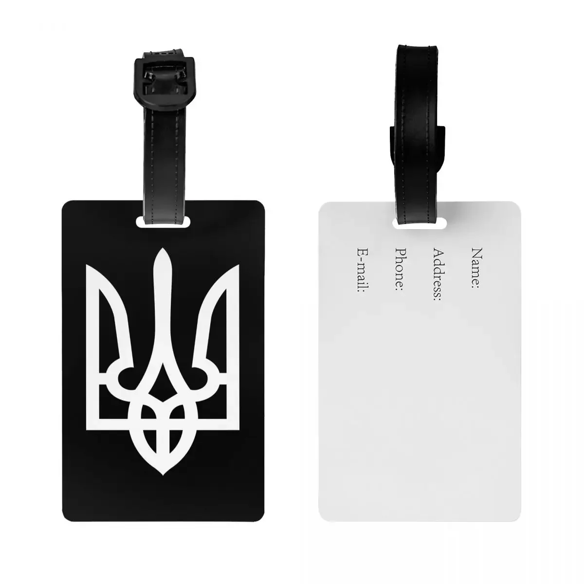 Special Forces Luggage Tags for Suitcases Fashion Ukrainian Group Baggage Tags Privacy Cover Name ID Card