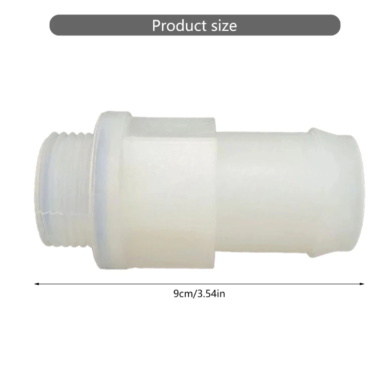 Q39F Water Hose Connector Motorboat Straight Fitting Joint 293710124 ABS Connection Adapter for 130 155 185 215 230 260 300