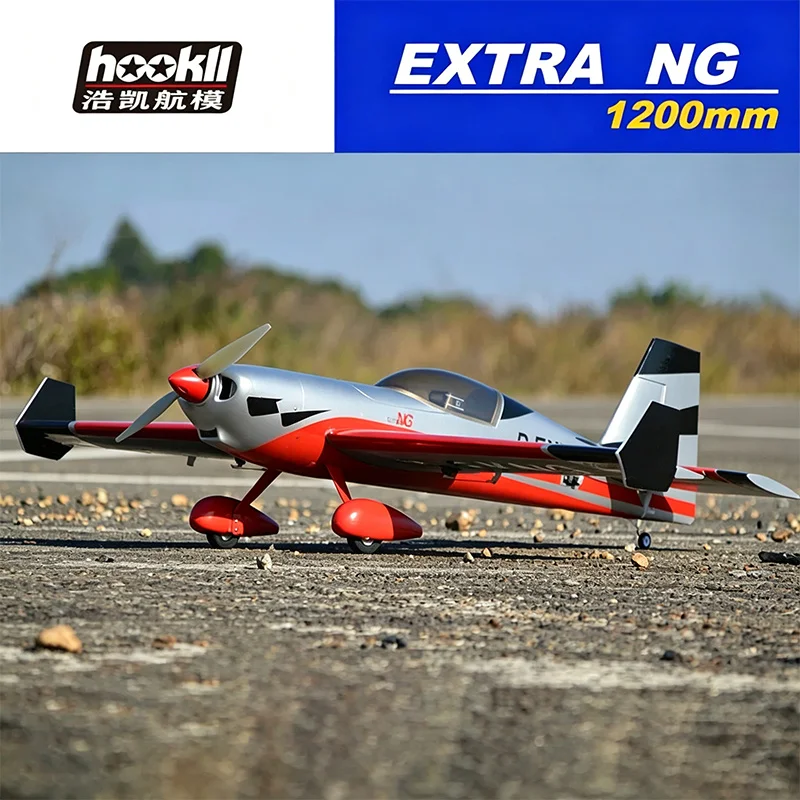 HOOKLL Model 6CH EXTRA NG 1210mm 30E Entry-Level Propeller Model Aircraft 3D Aerobatic Training Aircraft Fixed-Wing EPO KIT/PNP