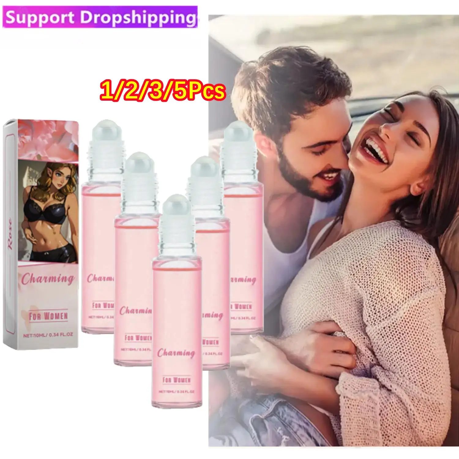 Veel Feromoon Roller Parfum Sex Langdurige Stimulerende Flirten Glamour Dating Geur Attractie Erotische Parfum Voor Vrouwen