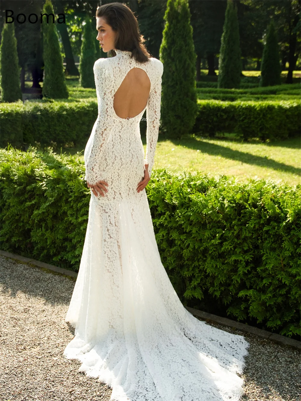 booma lace wedding dress Perfect Boho Lace Wedding Dress TANYA BRIDAL