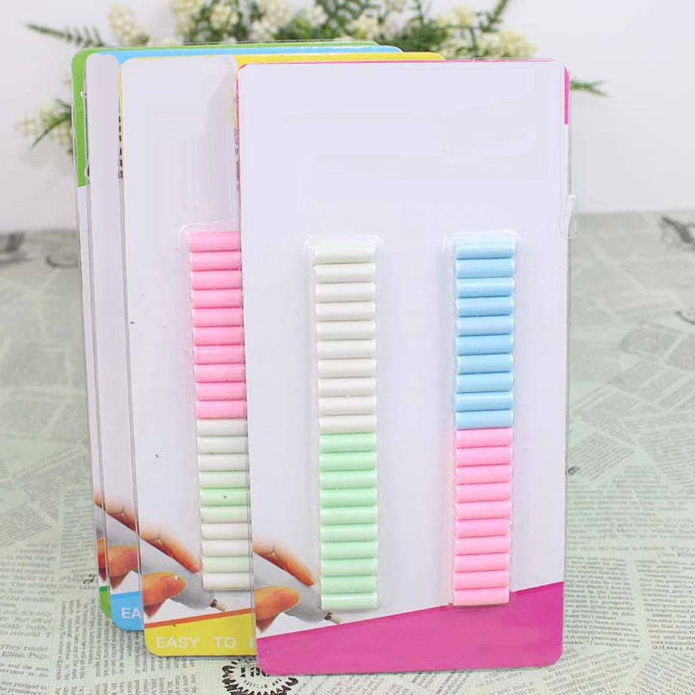 160 ชิ้นยางลบไฟฟ้าเติม Soft Touch ขนาดเล็ก Universal ยาง Core เปลี่ยนอุปกรณ์สํานักงานโรงเรียน R om สี