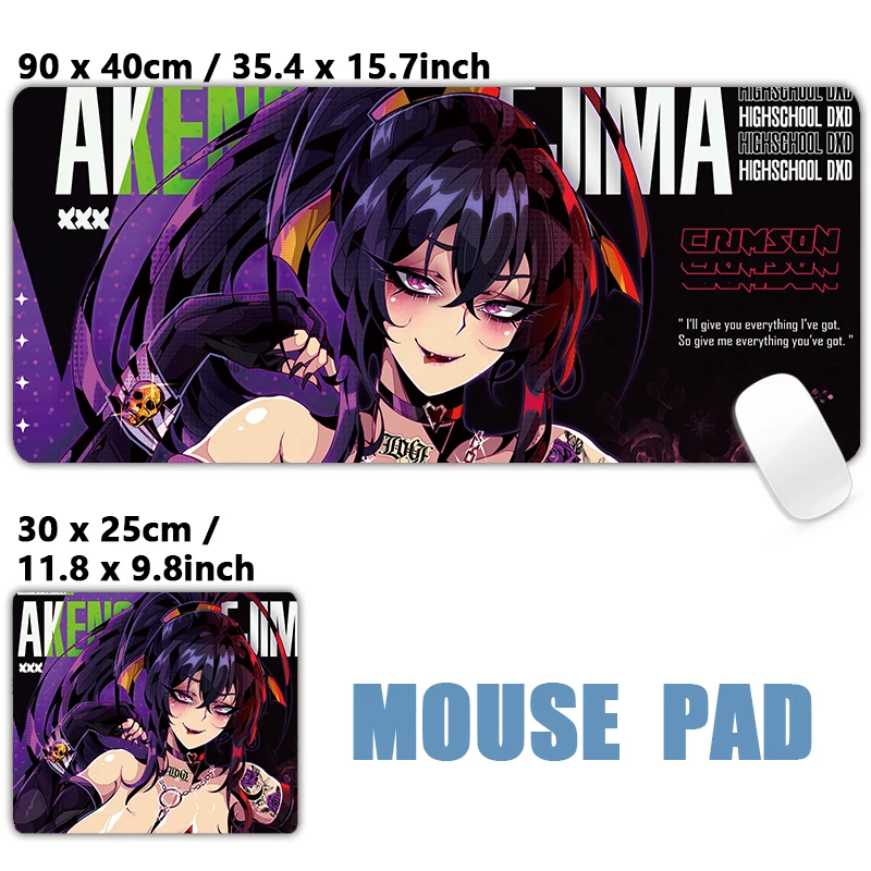 Anime japonês sexy quente menina gamer slicone xxl grande mouse pad computador portátil antiderrapante teclado de escritório tapete de mesa mousepad