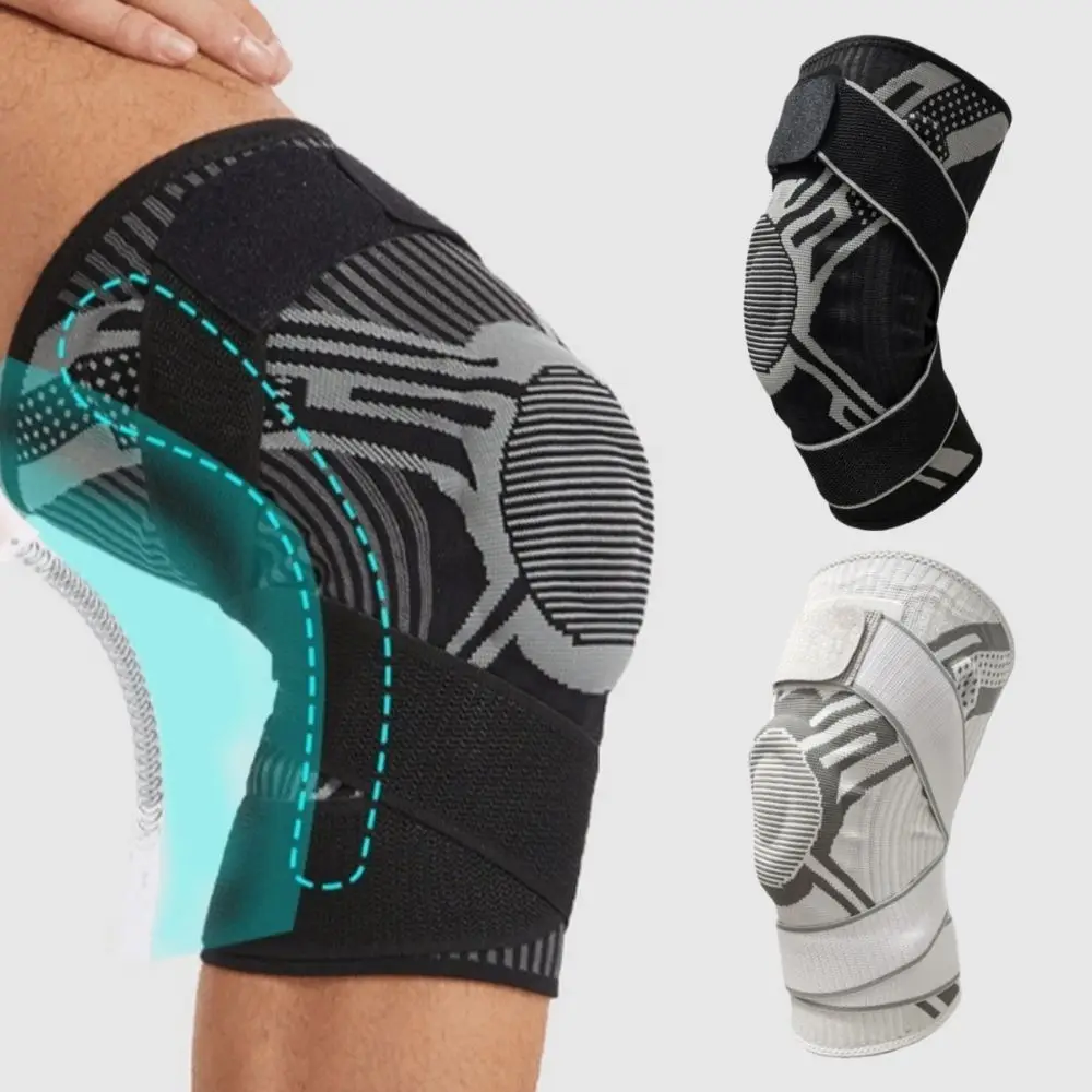 

Эластичные бандажи для колена, компрессионные наколенники, дышащие спортивные бандажи для защиты от травм, эластичный ремень для колена