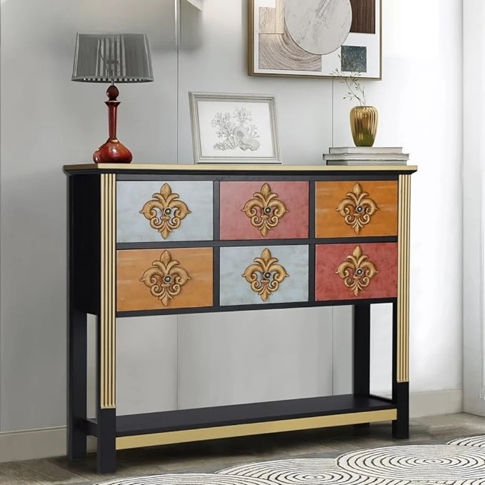 Accent Cabinet with Drawers, 39.4