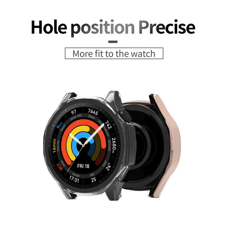 Tempered Glass+Case for Huawei Watch GT 5 46mm Screen Protector Frame Bumper Cover for Huawei Watch GT5 46mm Case